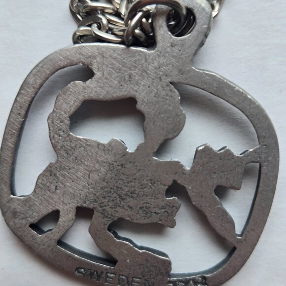 Scorpion Brutalist Zodiac Pewter Pendant TYR SWEDEN - Picture 3 of 6